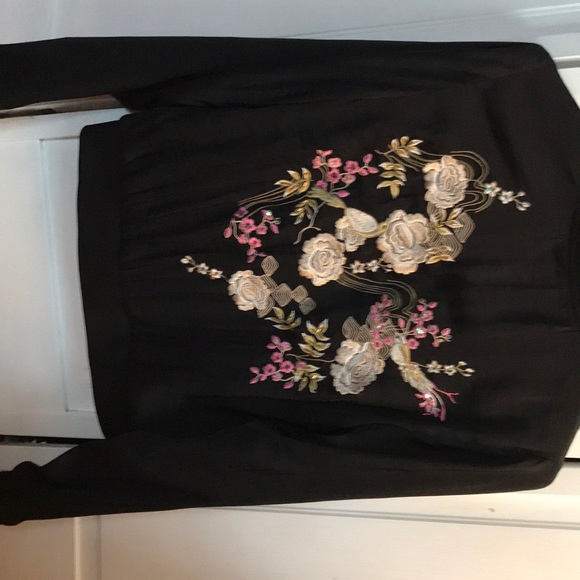 Jennifer Lopez Embroidered Satin Jacket - Picture 2 of 3